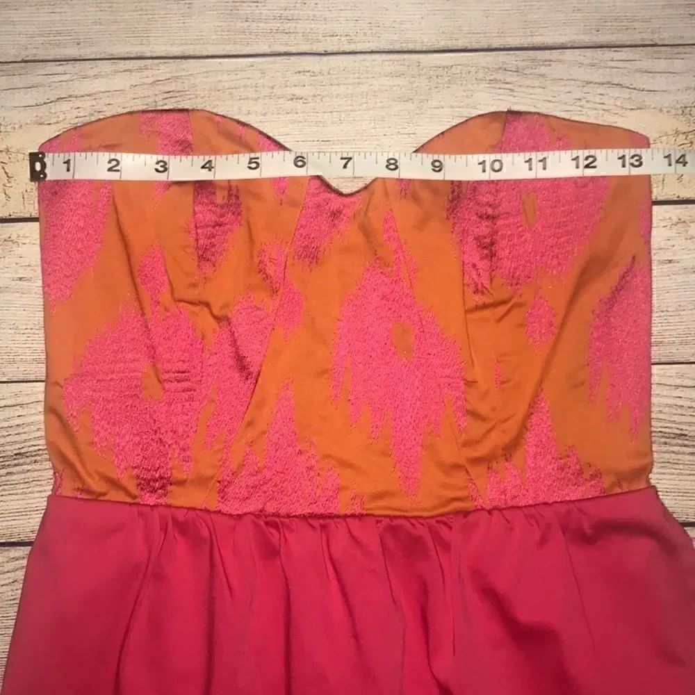 NEW Judith March Strapless Ikat Mini Dress - Picture 5 of 6
